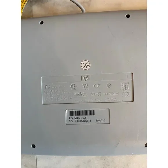 HP Wired PS/2 Keyboard 5185 Internet Ready Keyboard PN:5185-1596